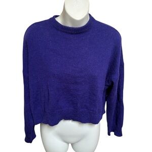 nude Cropped Sweater